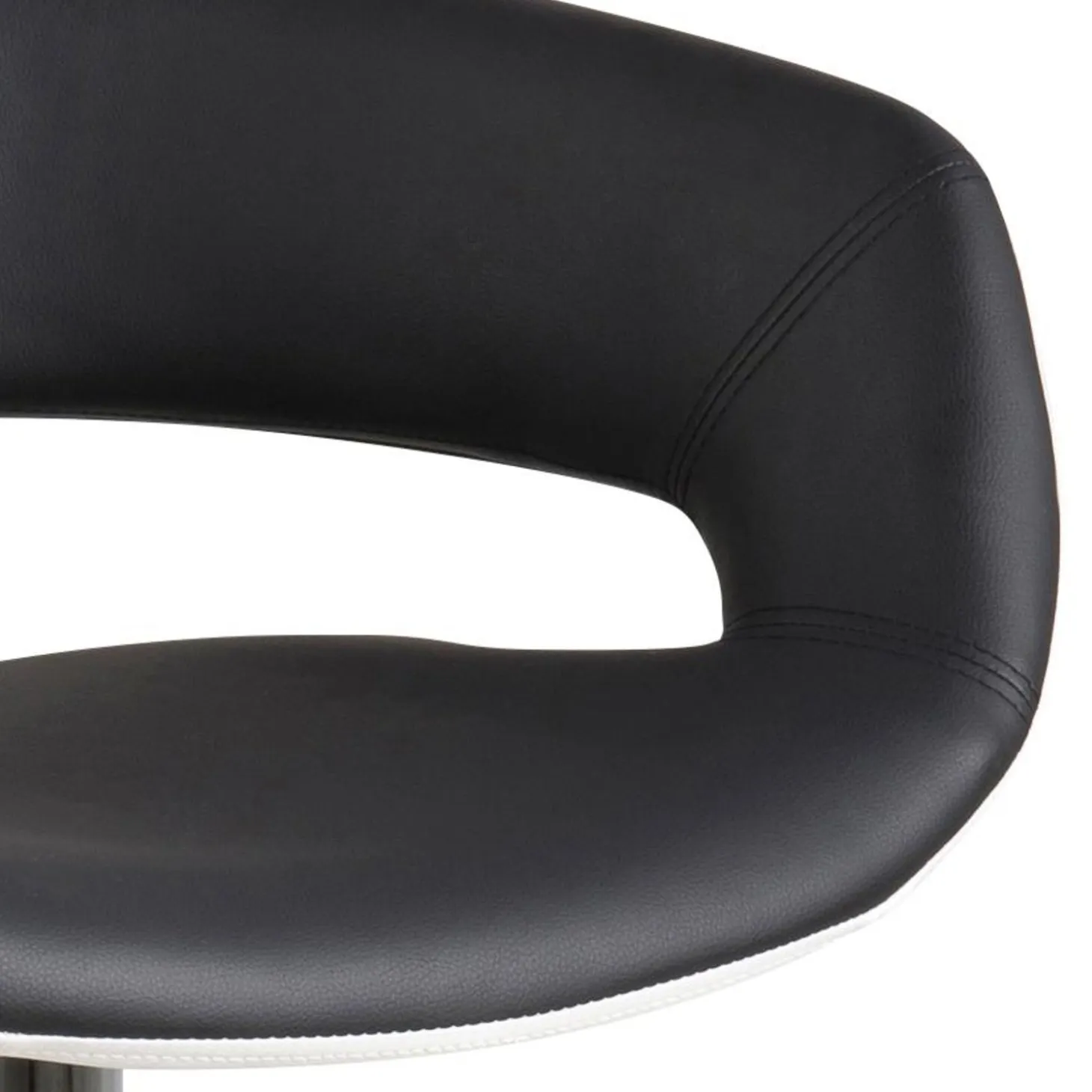 Tracy Barstol PU Svart/Vit