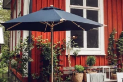 Trieste Parasoll Ø 2,5 m Trä/Marin