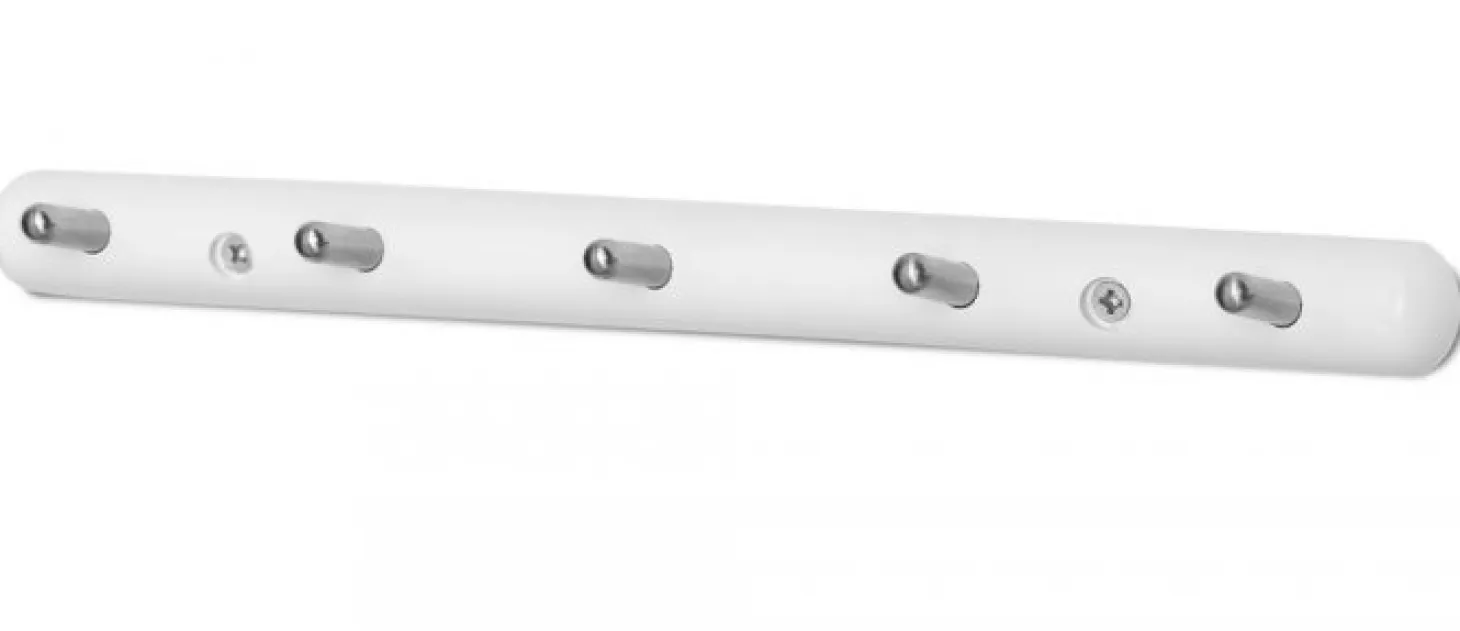 Twist Knopplist 5 krokar Vit