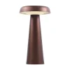 Uppladdningsbar Arcello Bordslampa Bränd Mässing