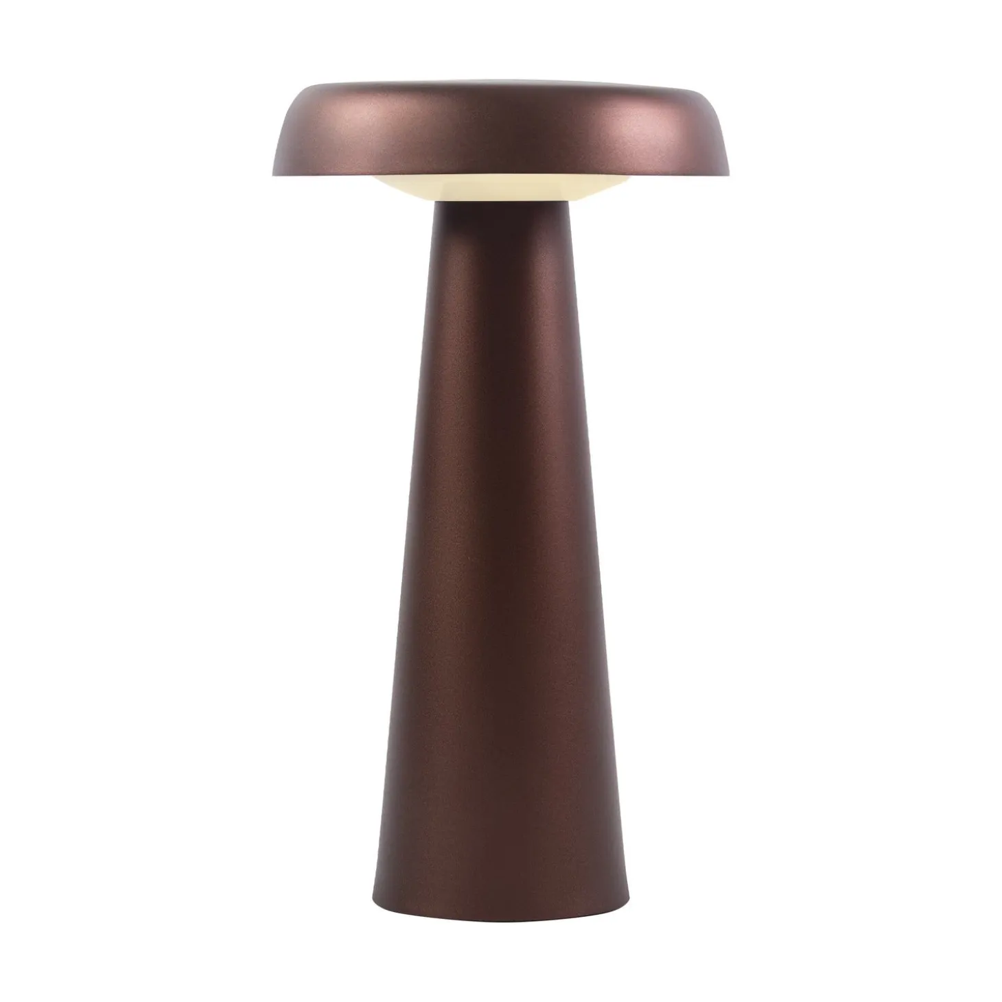 Uppladdningsbar Arcello Bordslampa Bränd Mässing