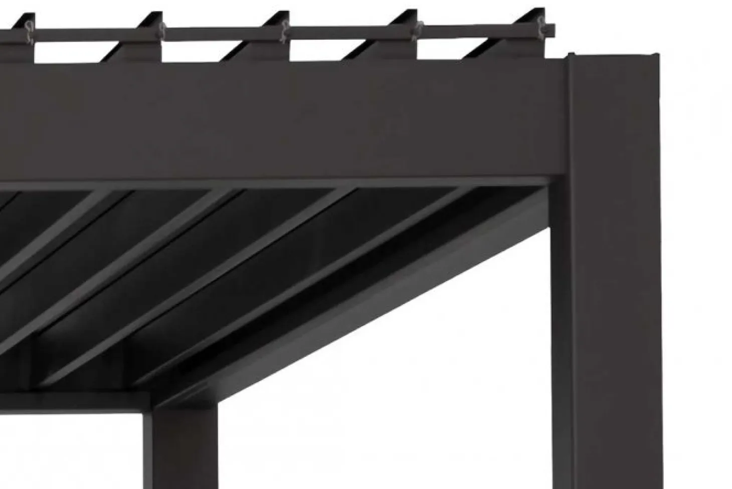Utsikt Pergola 3x4m Svart