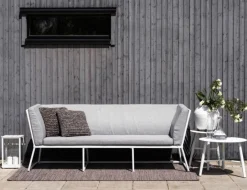 Vannes Sidobord 45 cm Rund Vit