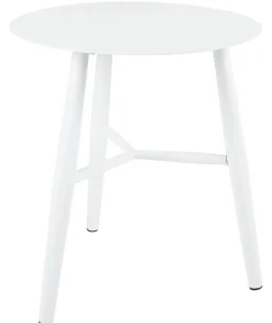 Vannes Sidobord 45 cm Rund Vit