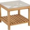 Varm Sidobord 55x55 cm Teak