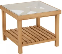 Varm Sidobord 55x55 cm Teak