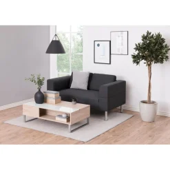 Veijle Soffbord 110x60 cm Ljus Ek
