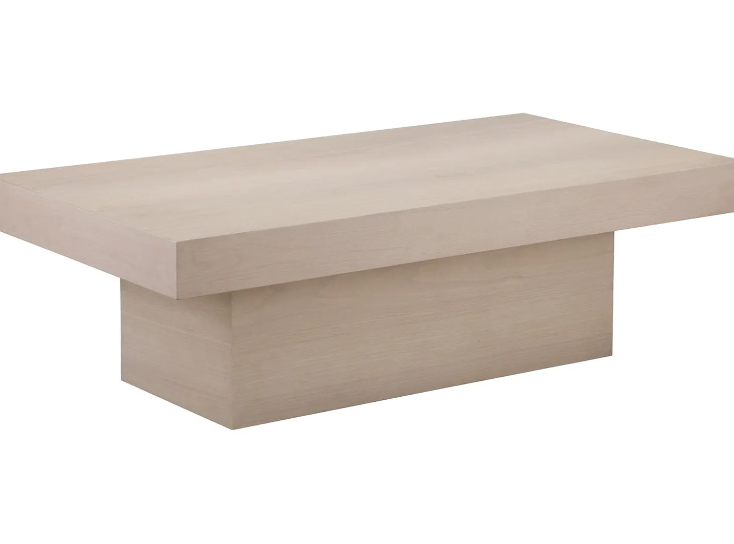 Vento Soffbord 130x70 cm Vitpigmenterad Ek