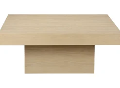 Vento Soffbord 100x100 cm Vitpigmenterad Ek