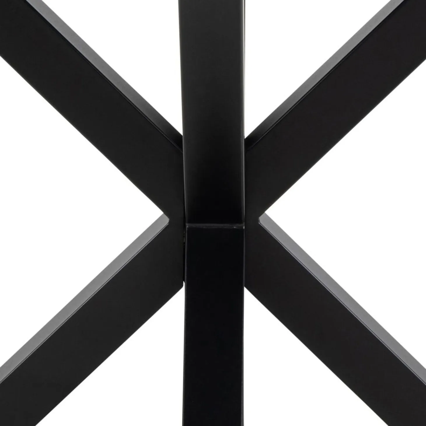 Verdun Matbord Rund 119 cm Vit Keramik