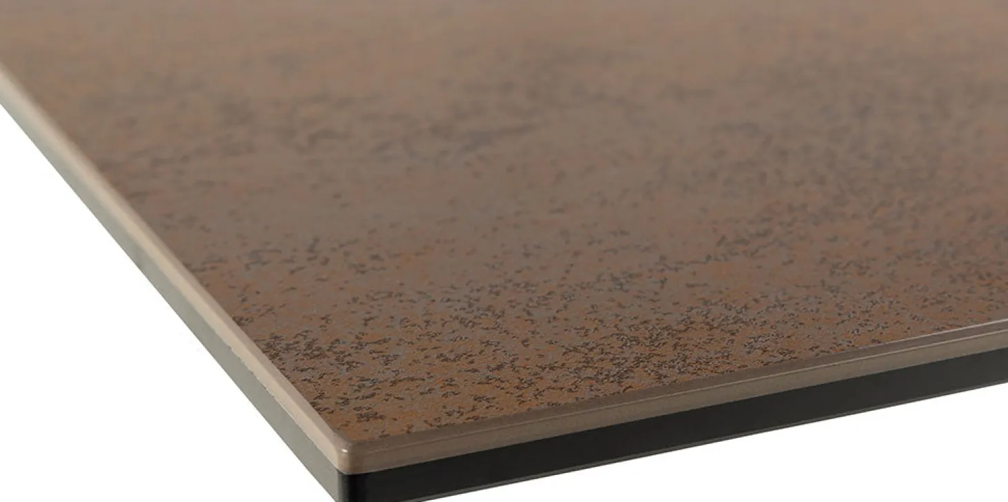 Verdun Matbord 90x160-210 cm Brun Keramik