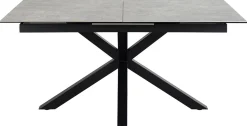 Verdun Matbord 90x160-210 cm Grå Keramik