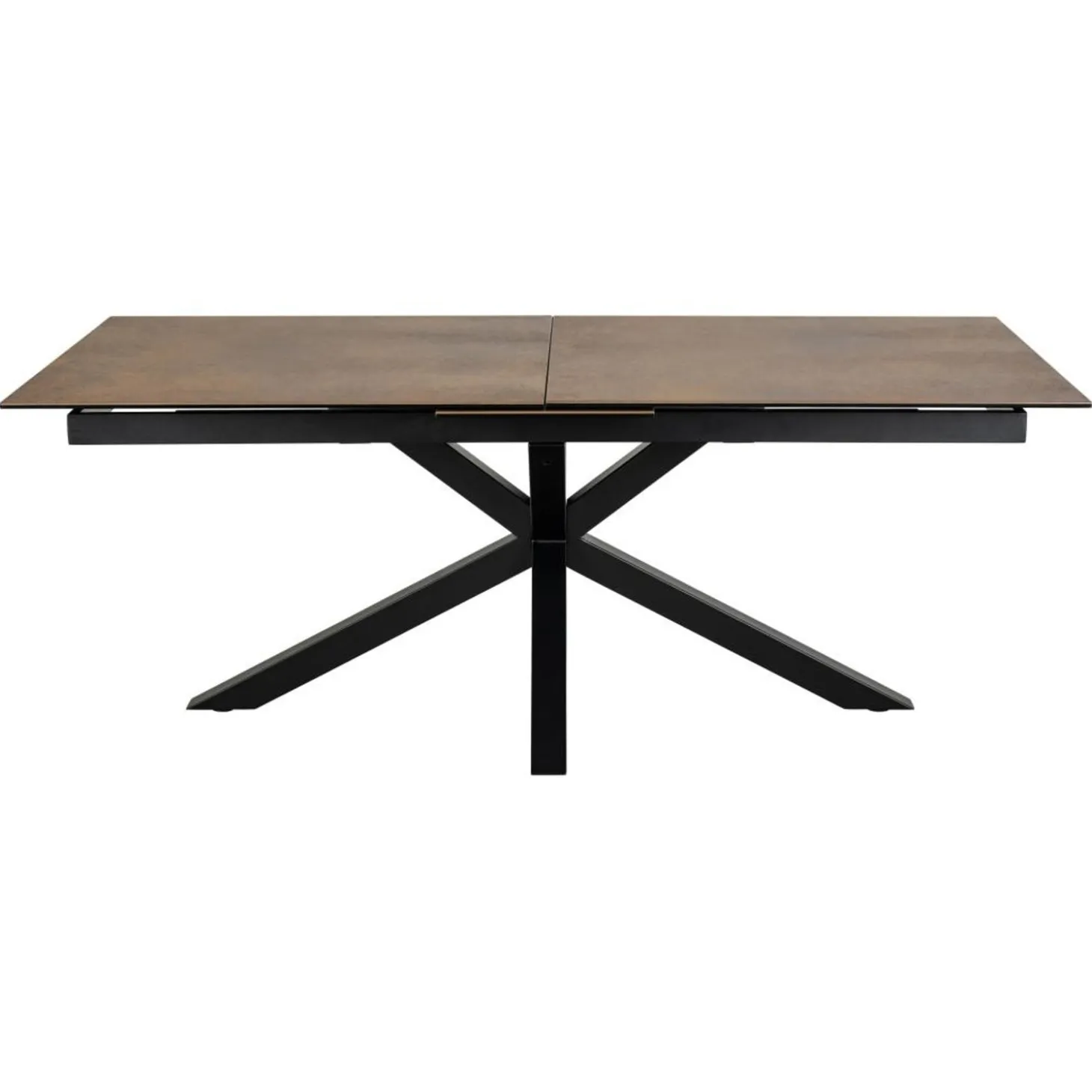 Verdun Matbord 100x200-240 cm Rostbrun Lemco