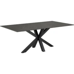 Verdun Matbord 200x100 cm Svart Fairbanks