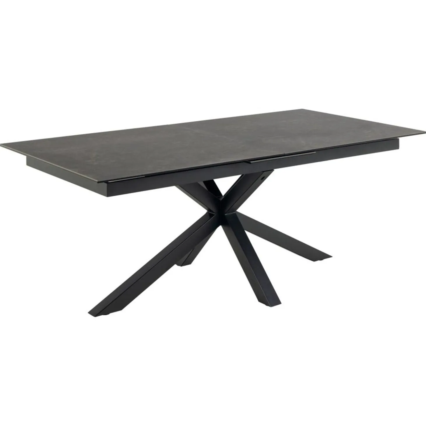 Verdun Matbord 100x200-240 cm Svart Fairbanks