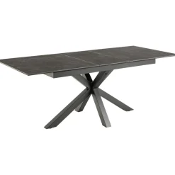 Verdun Matbord 90x168-210 cm Svart Fairbanks