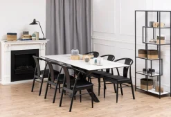 Verdun Matbord 100x200 cm Vit Keramik