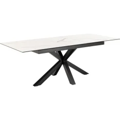 Verdun Matbord 90x168-210 cm Vitt Akranes