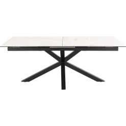 Verdun Matbord 100x200-240 cm Vitt Akranes
