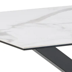 Verdun Matbord 135x80 cm Vitt Akranes