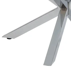 Verdun Soffbord Rund 82 cm Glas/Krom