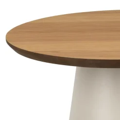 Vernon Soffbord Rund 45 cm Grå