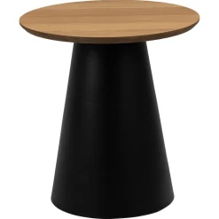 Vernon Soffbord Rund 45 cm Svart