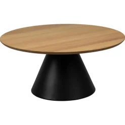 Vernon Soffbord Rund 85 cm Svart