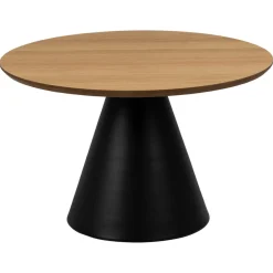 Vernon Soffbord Rund 65 cm Svart