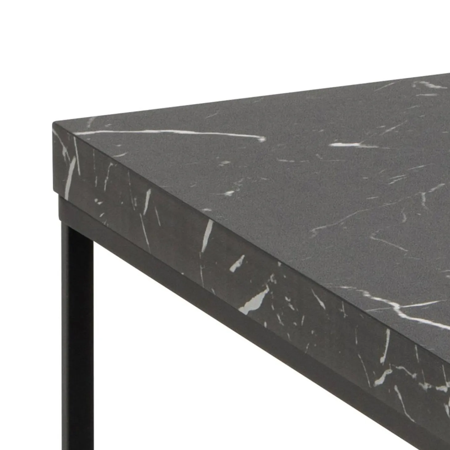 Vesterbro Soffbord 110x55 cm Svart Marquina