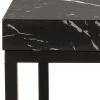 Vesterbro Soffbord 40x40 cm Svart Marquina