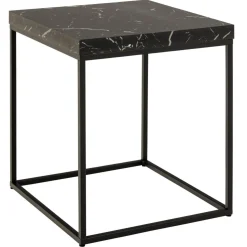 Vesterbro Soffbord 40x40 cm Svart Marquina