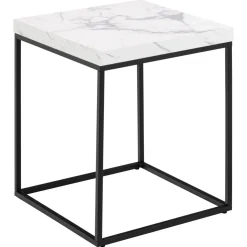 Vesterbro Soffbord 40x40 cm Vit Carrara