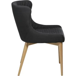 Vetro Stol Black, Oak