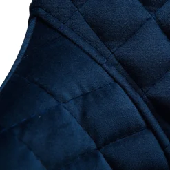 Vetro Stol Midnight Blue Velvet, Oak