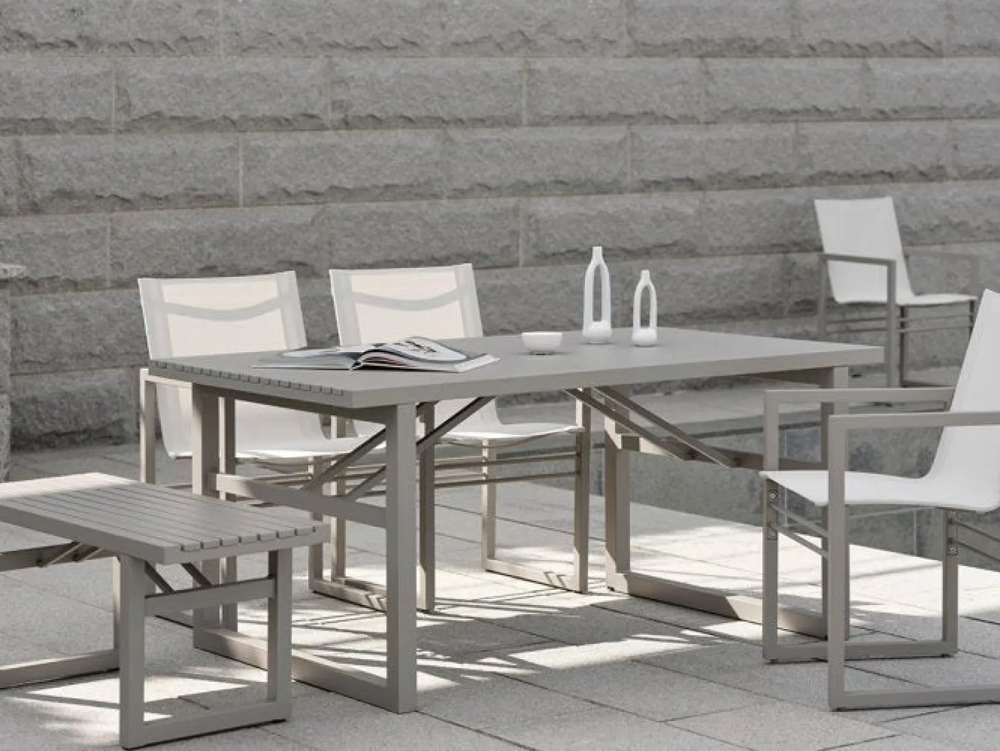 Vevi Matbord 230x95 cm Khaki