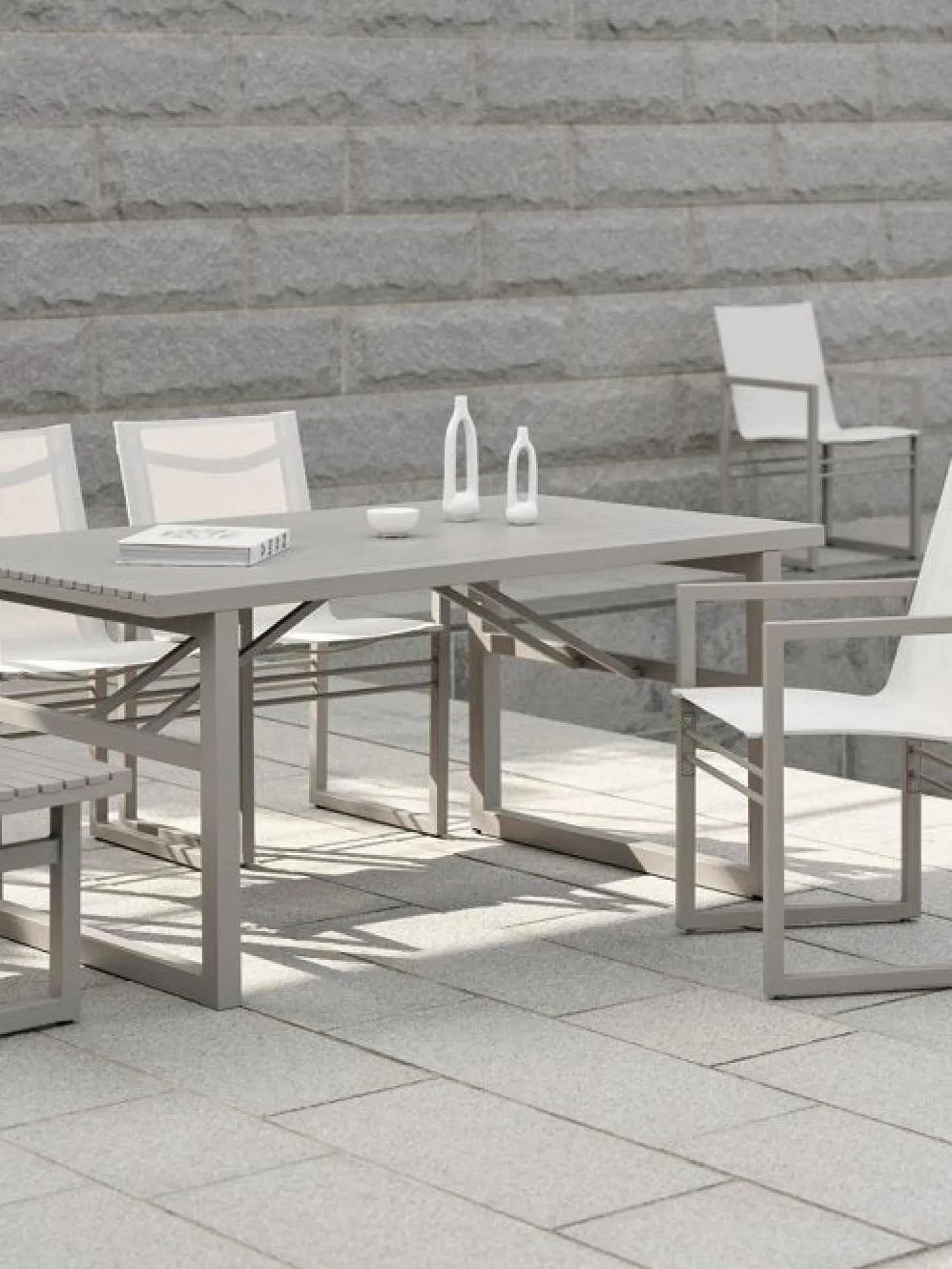 Vevi Matbord 230x95 cm Khaki