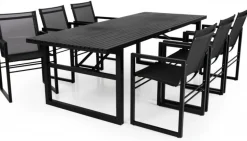 Vevi Matbord 230x95 cm Svart