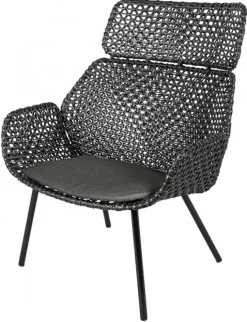 Vibe Fåtölj Hög Black/Graphite