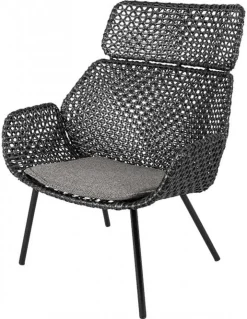 Vibe Fåtölj Hög Black/Graphite