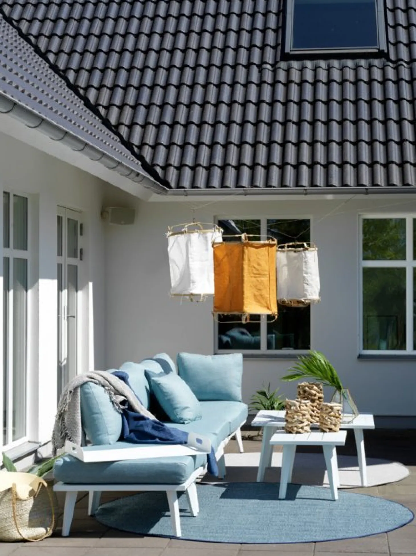 Villac Soffbord 75x50 cm Vit