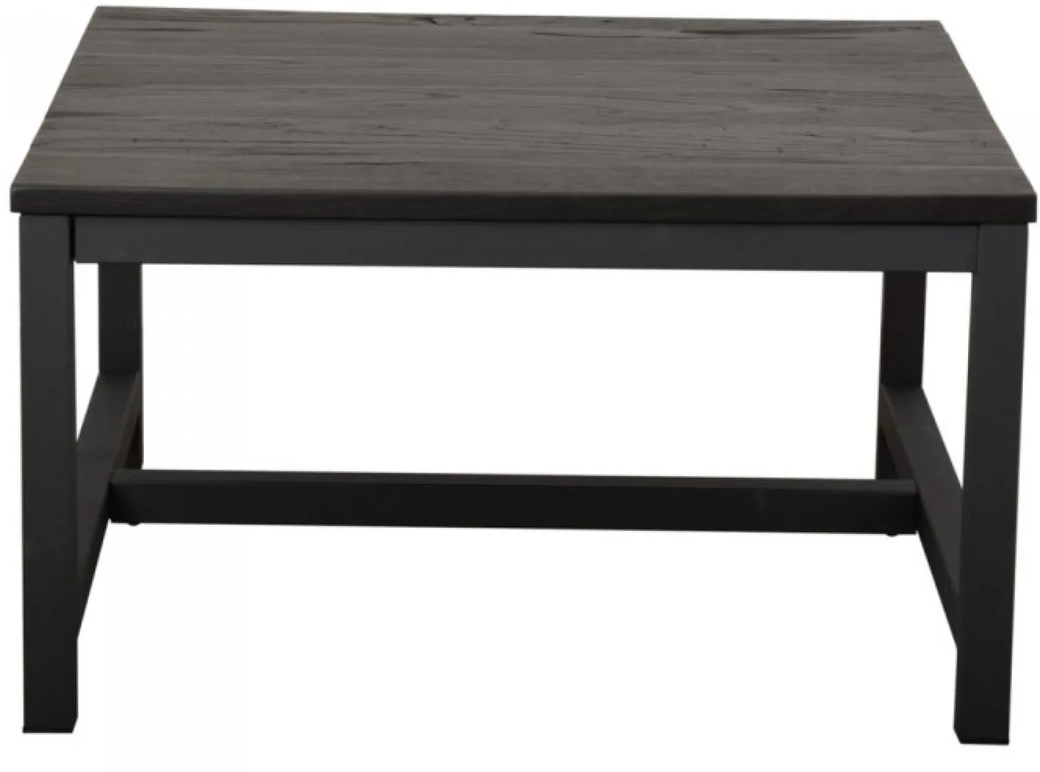 Vintage Lakrits Soffbord 80x80 Svart