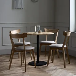 Virelli Matbord Rund Natural Oak