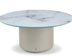 Voyage Soffbord 100 cm Gold & Glass