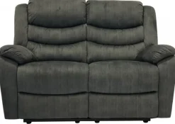 Winfield 2-Sits Reclinersoffa Grått Tyg