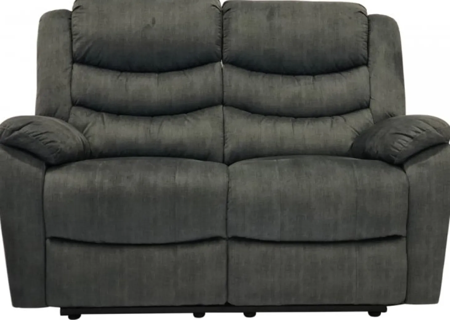 Winfield 2-Sits Reclinersoffa Grått Tyg