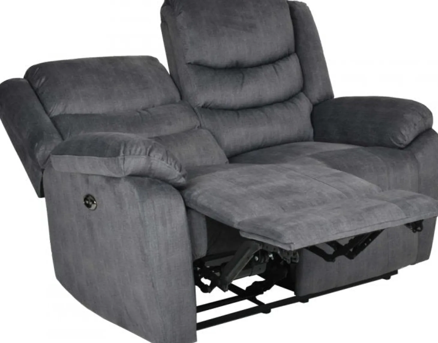 Winfield 2-Sits Reclinersoffa Grått Tyg