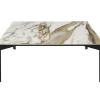 Wire Soffbord 90x90 cm Ceramic Calacatta Hermitage