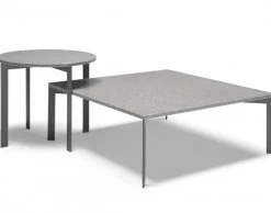 Wire Soffbord 90x90 cm Ceramic White/Antracite
