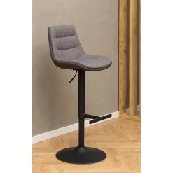 Yarra Barstol Basel tyg Ljusgrå-Brun/Antracit